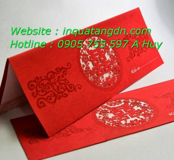 In thiệp cưới rẻ nhất đà nẵng danh thiếp name card visit 0905 755 597