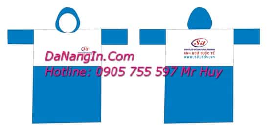 In logo áo mưa áo thun tại đà nẵng giá rẻ nhất LH 0905 755 597 A Huy