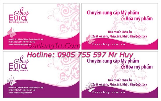 In Card Visit Giá Rẻ Nhất Tại Đà nẵng Chuyên Nghiệp 0905 755 597 A Huy