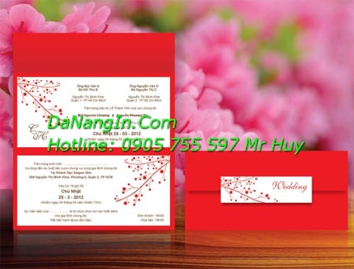 Chuyên in thiệp cưới tại đà nẵng lấy nhanh giá rẻ LH 0905 755 597 Mr Huy