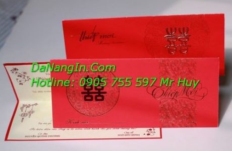 Địa chỉ in thiệp cưới chuyên nghiệp đẹp giá rẻ nhất LH 0905 755 597 Mr Huy