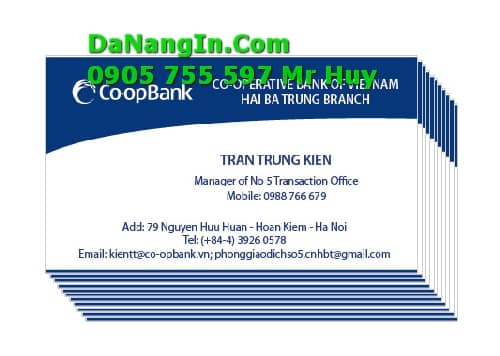 Địa chỉ in card visit name danh thiếp tại Đà Nẵng giá rẻ