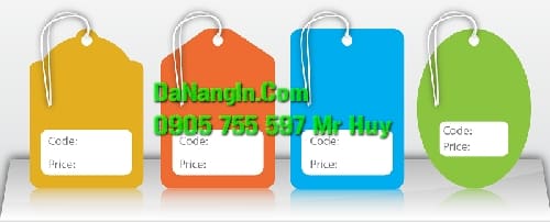 In Nhãn Mác Thẻ Treo Price Tag Tại Đà Nẵng 0935 44 77 49