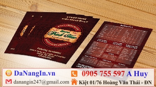 làm menu quán nhậu lấy gấp tại đà nẵng,0905 755 597 A Huy - danangin.vn,thiêt kế menu quán cafe ăn vặt,làm menu theo yêu cầu,in ấn đồng phục áo thun logo