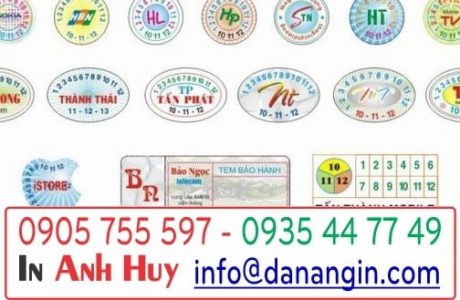 In tem bảo hành tại Đà Nẵng 0935 44 77 49 - 0905 755 597 danangin.com