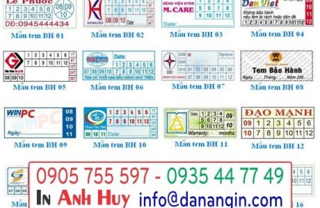 In tem bảo hành tại Đà Nẵng 0935 44 77 49 - 0905 755 597 danangin.com
