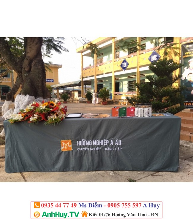 In khăn trải bàn tại Đà Nẵng giá rẻ | Anh Huy TV 0935447749